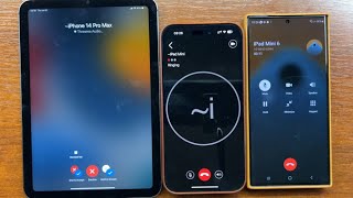 iPhone 14 ProMax & Samsung S23 Ultra Zangi vs Threema Apps Outgoing Call to the Same iPad Mini 2021