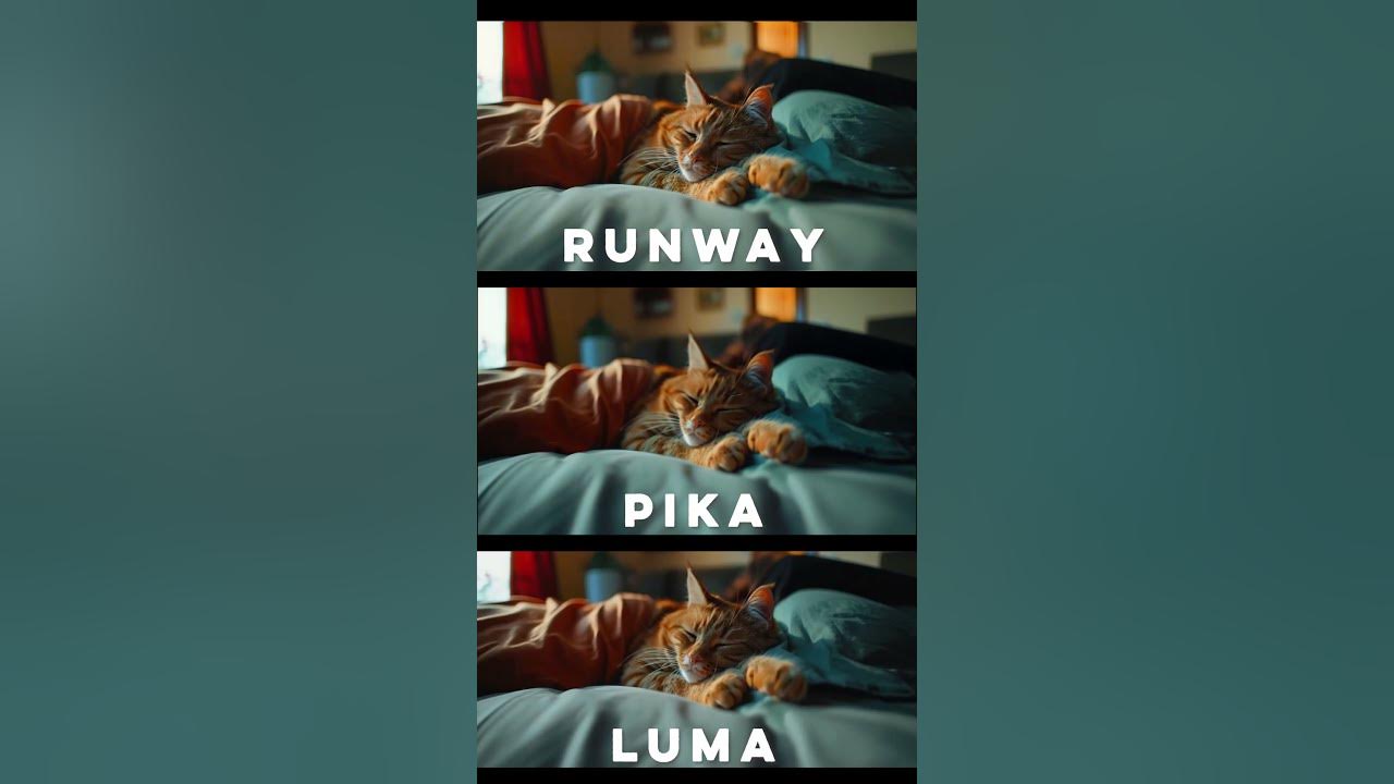 Comparing Runway, Pika and Luma’s Dream Machine