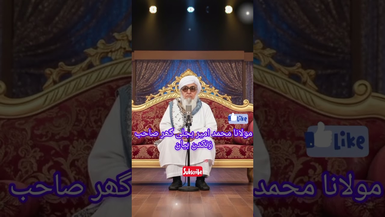 مولانا محمد امیر بجلی گھر صاحب زنکدن سختہ مکمل بیان 