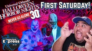 No Escape Halloween Horror Nights 2021 First Saturday Night Crowds Haunted House Reviews Hhn 30