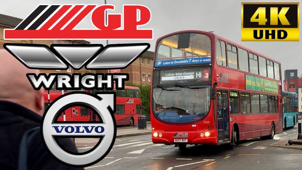 [Grant Palmer: Hi Houghton Regis to Dunstable & Luton Interchange] Wright Eclipse Gemini Volvo B9TL