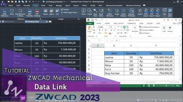 ZWCAD - Tutorial - Data Link