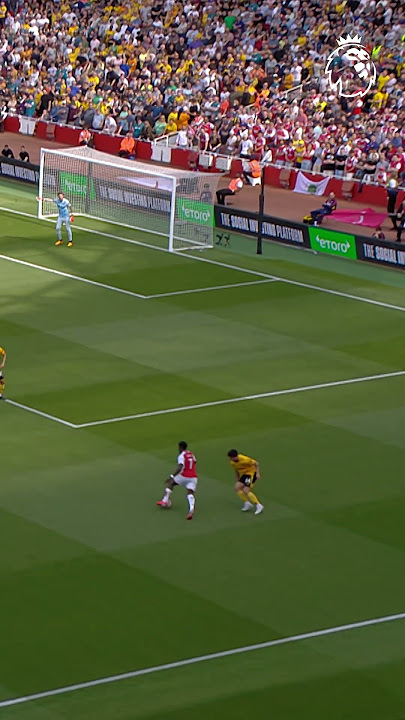 Saka dribble, Ødegaard flick & Xhaka goal!