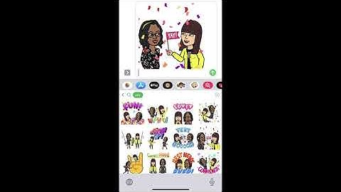 Bitmoji Stickers with Friends!