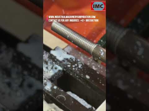 Rod Thread Cutting Machine | Precision Threading for Various Rod Sizes