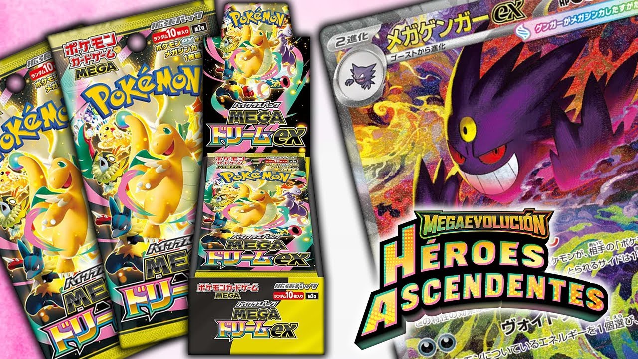 Caja Refuerzo Coreana Ascended Heroes Mega Dream EX – 10 Sobres Sellados De Pokémon TCG