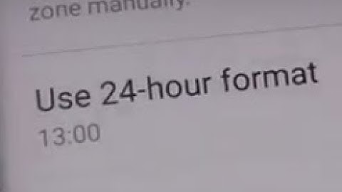 Samsung Galaxy S8: How to Set the Time to Use 24-hour / AM PM Format