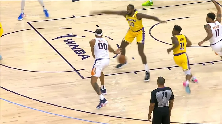 JaVale McGee nutmegs DeAndre Jordan for the assist 🤭 Lakers vs Suns - DayDayNews
