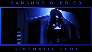 4K Samsung Odyssey Oled G8 Starwars Darth Vader Samsung Tv App Disney Test Ultrawide