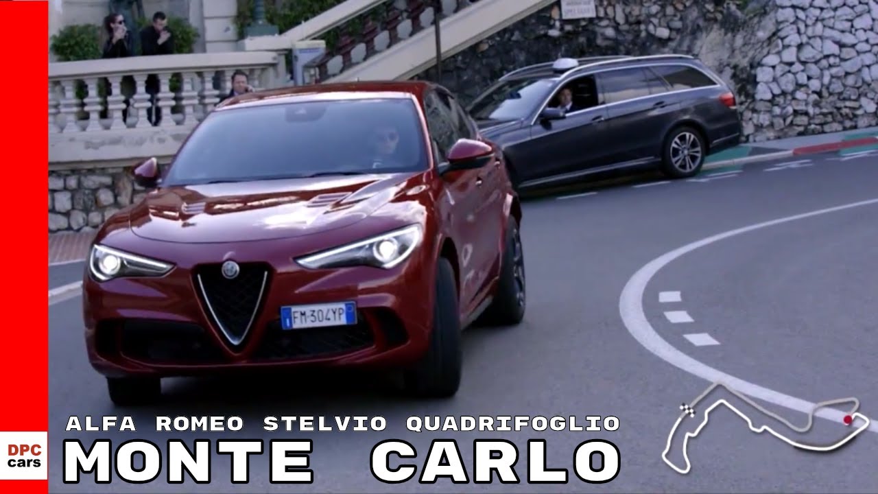 Alfa Romeo Stelvio Quadrifoglio In Monte Carlo Youtube