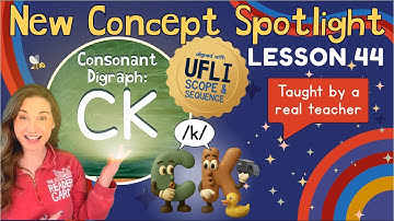 💡CK Digraph: New Concept Spotlight | Lesson 44 | Phonics for Reading✨