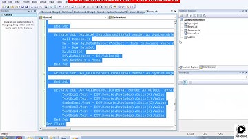 Tutorial VB.net : Membuat Form Customer part7