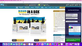 Capturing and Adding a Screenshot to Live Chat Support at PG Music.com - MacOS