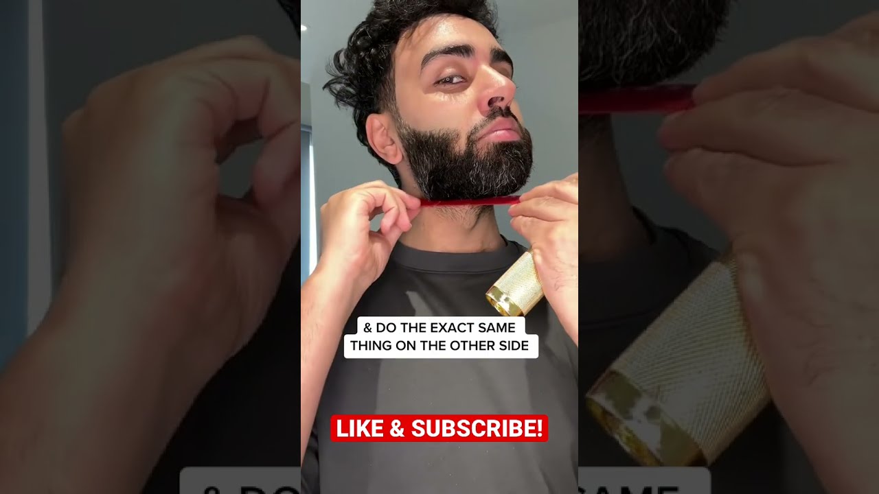 Beard Tutorial How To Shape Your Neckline A Balance Method Shorts
