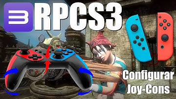 Joy-cons o switch pro controller en RPCS3 Emulador PS3: six-axis giroscopio