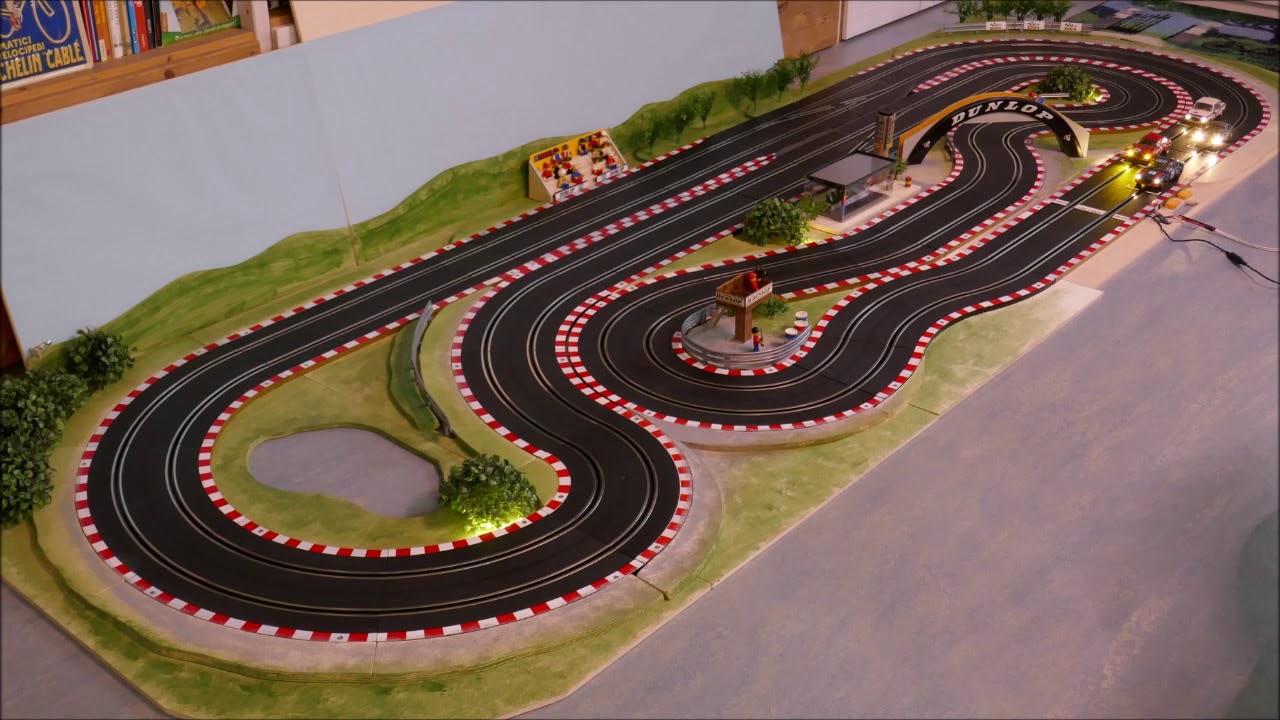 Modular Slotcar Track with Scenery 