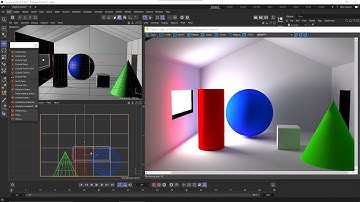 Corona Cinema 4D - 02 - Global Illumination, Direct and Indirect,  Interior and Exterior Rendering