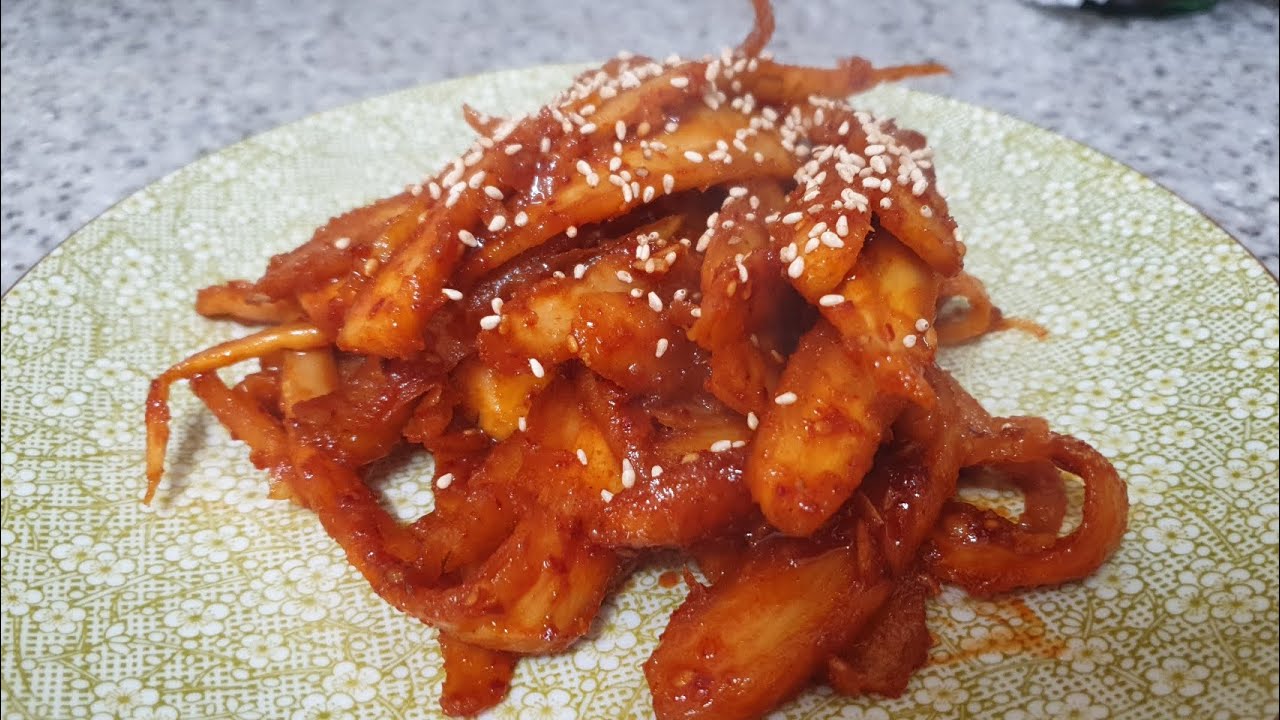 엄마를 위한 제철 특별 음식💕더덕양념구이