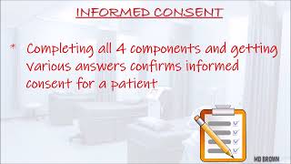 EASY MNEMONIC to assess INFORMED CONSENT and DECISION MAKING CAPACITY of patients#usmle#plab #step1
