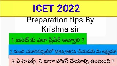 ap icet 2022 ts icet 2022 exam preparation tips