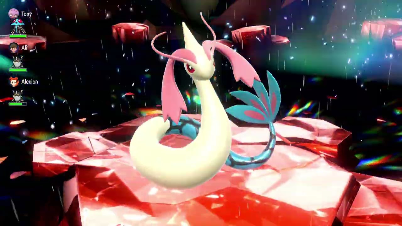 VS Milotic (6-star, Type: Fire) - Tera Raid (Online) - Se.222 - Pokemon Violet - 20241215