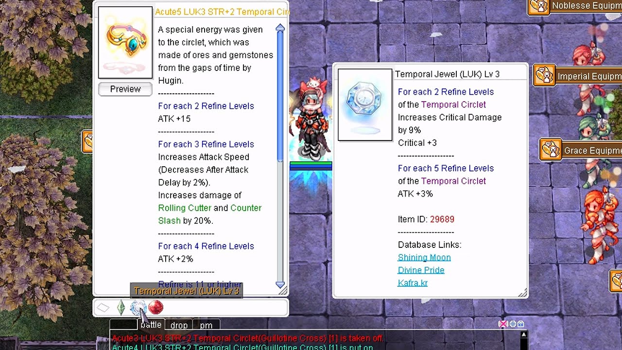 How to Enchant Temporal Circlet in Shining Moon Old Glast Heim Challenge  Mode 