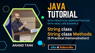 Celebrity #23 Java Tutorial : OOP Basics - String Class & String Methods | Anand Tank Net Worth