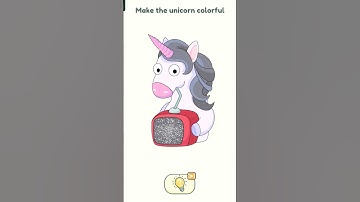 DOP 2 Level 182 - Make the unicorn colorful #dop2 #gaming #shorts