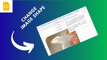 how to change the shape of an image in google slides