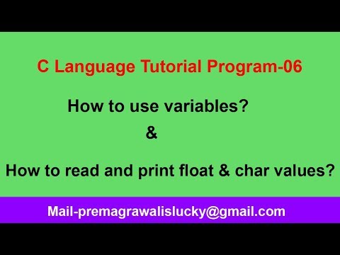 printf() and scanf() in C Programming | Program-06| C Programming Tutorial For Beginner
