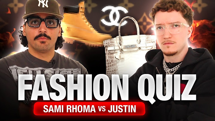 Sami Rhoma vs Justin! FASHION QUIZ 👕⁉️