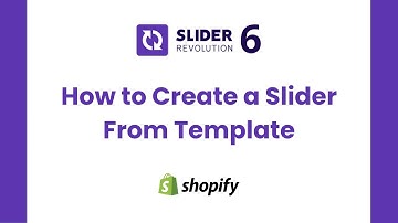 How to Create a Slider from Template | Shopify Slider Revolution 6 | ShopiDevs