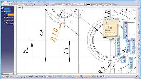 CATIA Tutorial - Drafting/Drawings Exercise 12 - v2 - CATDrawing