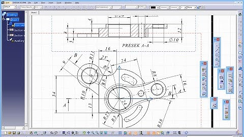 CATIA Tutorial - Drafting/Drawings Exercise 12 - v2 - CATDrawing