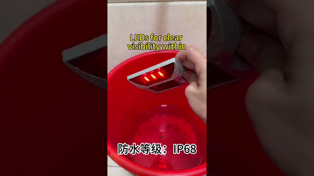 Epic Real-Shot Demo of China's Premium Solar Cast Aluminum Road Studs Lighting Up the Night! 🌟🛣️