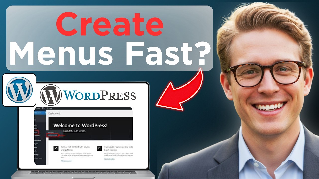 How To Add A Navigation Menu In WordPress - YouTube