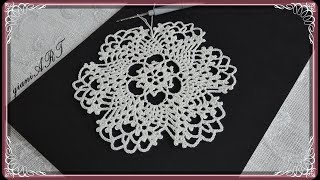Crochet Lace Doily/Round Motif | Tablecloth crochet Part 1