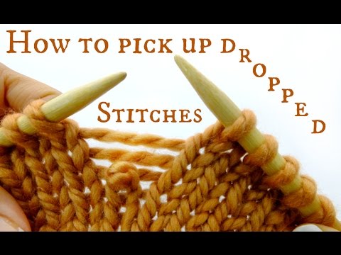 Video: How To Knit Dropped Loops