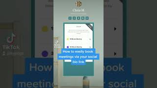 How to Easily Book Meetings via Your Social Bio Link | Hypage #shorts screenshot 5