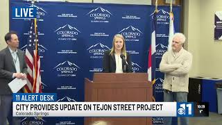 Colorado Springs officials provide updates on downtown revitalization project