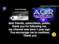 Patrice aormelodicrock 1 year thanks you