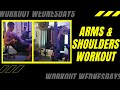 Arms &amp; Shoulders Workout | Workout Wednesdays | Push Pull Legs Workout 6