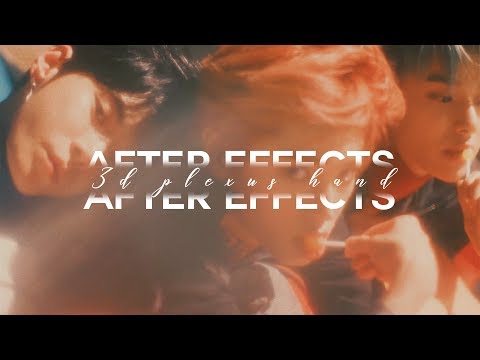 (after effects) 3d hand particle plexus tutorial