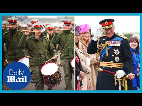 King Charles III's Coronation: RAF perform parade rehearsal
