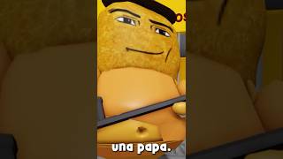 Barry ahora es una papa 🥔 #roblox #chocoblox