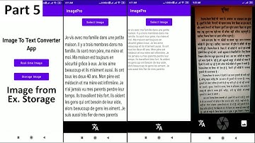 Text Recognition App | ML Kit | OpenCV | Android Studio | Part 5: Storage Image(Layout)