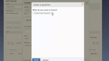 D2L: Edit the Course Navbar