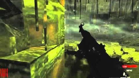 (short gameplay) waw custom zombie map Overflow