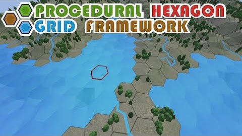 Procedural Hexagon Grid Framework - v1.0 - Slideshow video