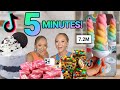 Trying EASY 5 MINUTE TIKTOK DESSERT RECIPES!!!